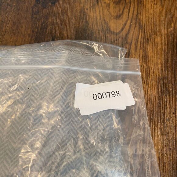 Brooks Brothers Sweater Grey Italian Yarn Merino Wool 1/4 Zip Herringbone Sz XL - Picture 10 of 10